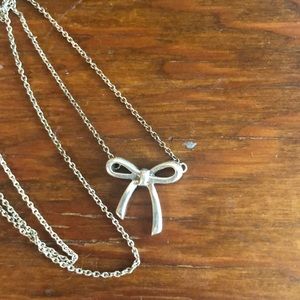 Tiffany bow necklace